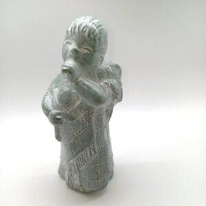 Isabel Bloom Angel With Teddy Bear Sucking Thumb 1998 Cement Art